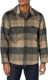 com Vince Men39s Splittable Plaid Shirt JKT Clothing Shoes amp Jewelry at Amazon