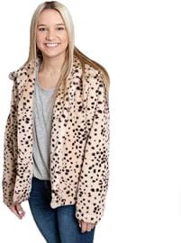 com Z SUPPLY Women39s Aster Dot Jacket Light Taupe L  Everything Else at Amazon