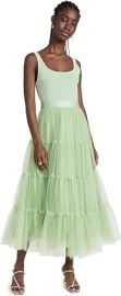 com alice olivia Women39s Chara Midi Dress Pistachio Green 10 Clothing Shoes amp Jewelry at Amazon