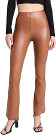 commando Women39s Faux Leather Flared Leggings at Womens Clothing store at Amazon