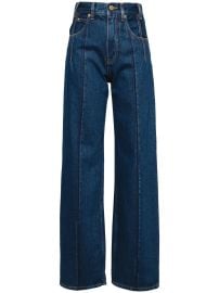 creased straight jeans at Farfetch
