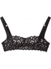 crochet lace balconette bra at Farfetch