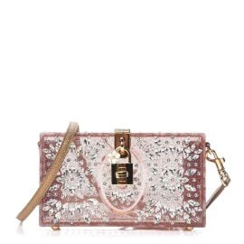 crystal embellished box clutch by Dolce & Gabbana at Farfetch