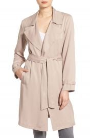 cupcakes and cashmere  Adams  Drape Trench Coat at Nordstrom