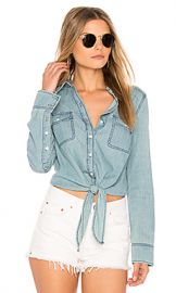 cupcakes and cashmere Ayres Top in Chambray from Revolve com at Revolve