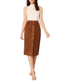 cupcakes and cashmere Janis Faux Suede Skirt Women - Bloomingdale s at Bloomingdales