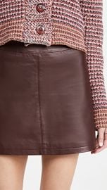 cupcakes and cashmere Marie Leather Skirt at Shopbop