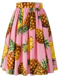 pineapple print skirt