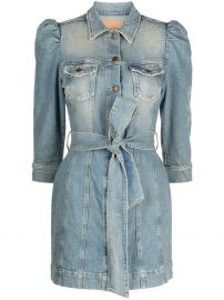 denim shirt dress at Farfetch