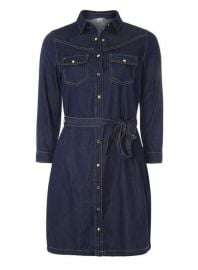 denim shirtdress at Dorothy Perkins