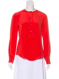 derek lam plaket blouse at The Real Real