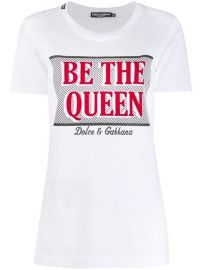 dolce amp gabbana BE THE QUEEN T-SHIRT available on montiboutiquecom - 29493 at Monti Boutique