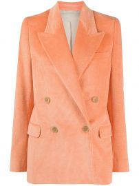 double-breasted corduroy blazer at Farfetch