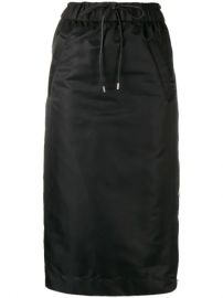 drawstring flared midi skirt at Farfetch