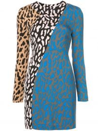 dvf Bias fitted dress at Farfetch