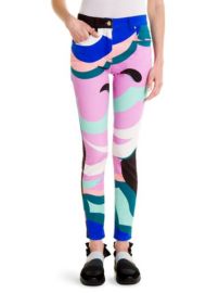 emilio pucci Printed Slim-Fit Jeans at Saks Fifth Avenue