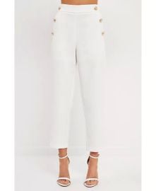 endless rose Womens High Waisted Buttoned Trousers - Macys at Macys