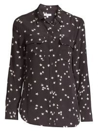 equipment Starry Night Slim Signature Silk Shirt at Saks Fifth Avenue