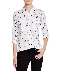 equipmwnt Slim Signature Silk Top at Bloomingdales