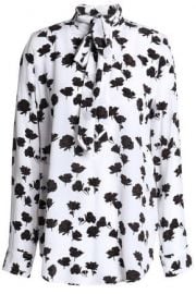 floral blouse by Equipment at The Outnet