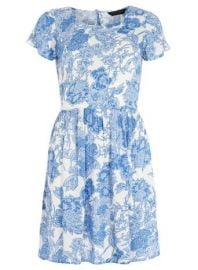 floral crinkle swing dress at Dorothy Perkins