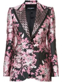 floral lurex jacquard jacket at Farfetch