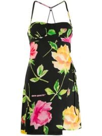 floral mini dress at Farfetch