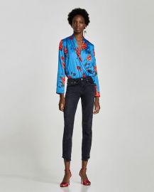 floral print bodysuit at Zara