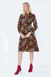 floral print dress at Zara