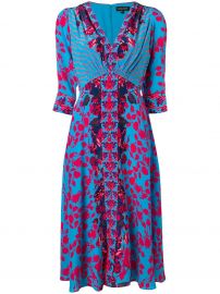 floral print midi dress at Farfetch