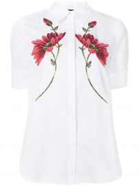 floral-print trapeze shirt at Farfetch