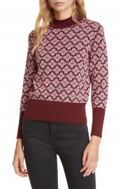 floral spade pima cotton sweater at Nordstrom