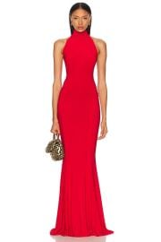 for FWRD Halter Turtle Fishtail Gown at FWRD