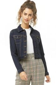 forever 21 cropped denim jacket at Forever 21