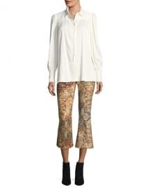 frame Persian Printed Flared Pants at Bergdorf Goodman