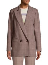 ganni suiting blazer at Saks Fifth Avenue