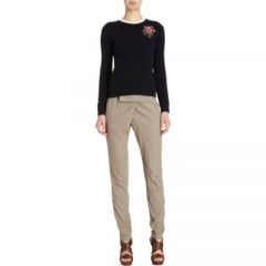 girl by Band of Outsiders Rose Intarsia Pullover at Barneys