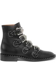 givenchy Elegant studded leather ankle boots at Net A Porter