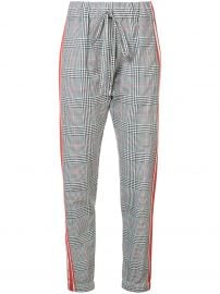 glen plaid track pants at Farfetch