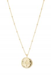 gorjana Compass Coin Pendant Necklace   Nordstrom at Nordstrom