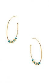 gorjana Gypset Hoops in Turquoise  amp  Gold from Revolve com at Revolve