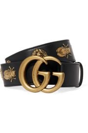 gucci Embellished leather belt at Net A Porter