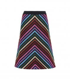 gucci striped skirt at Mytheresa