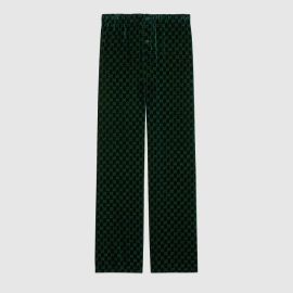 gucci velvet pants at Gucci