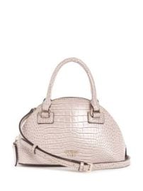 guess Shilah Small Dome Bag pink at Guess