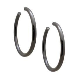 gunmetal hoop at Uncommon James