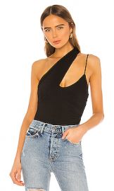 h ours Whitney Bodysuit in Black from Revolve com at Revolve