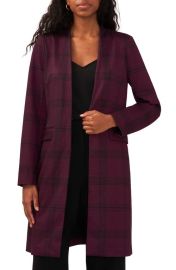 halogen(rWindowpane Plaid Topper Coat at Nordstrom