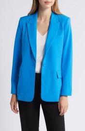 halogen Single Button Relaxed Blazer at Nordstrom