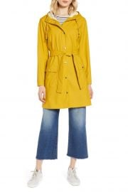 halogen Waterproof Hooded Rain Jacket at Nordstrom Rack